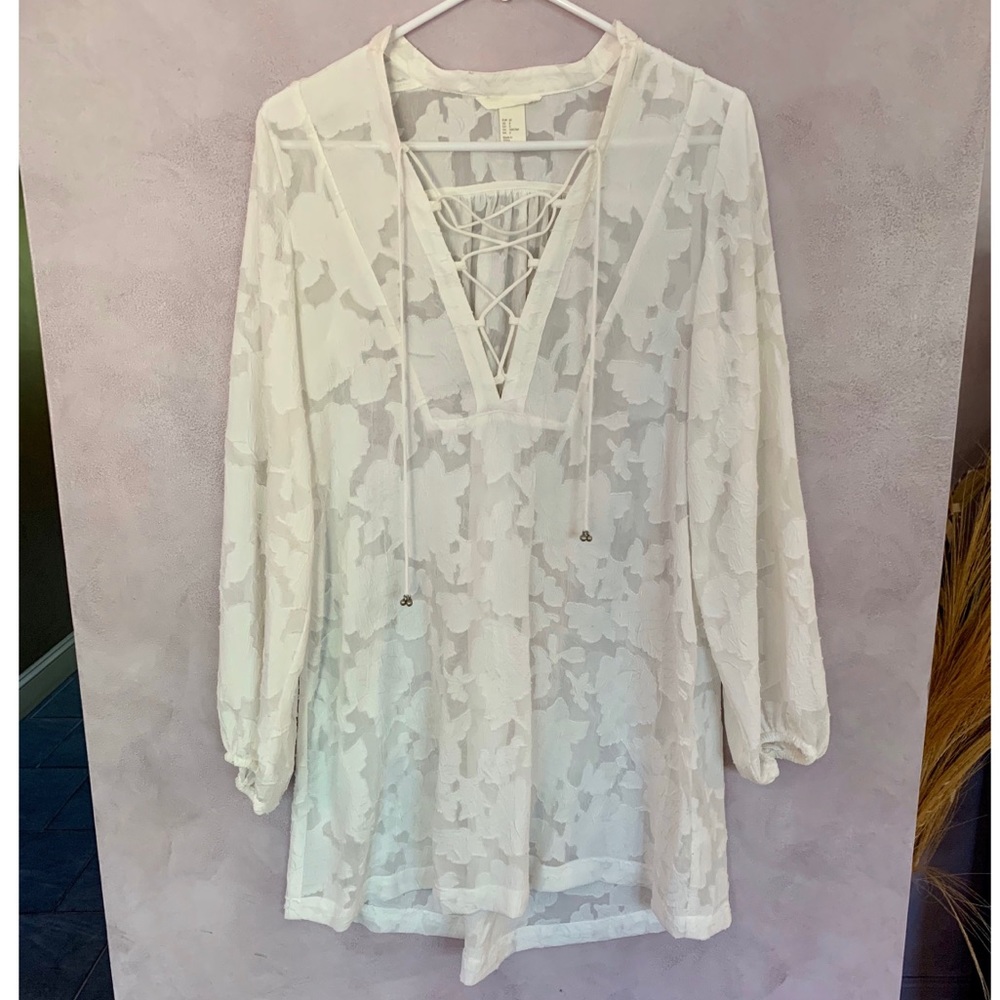 H&M Long Sleeve Dress/Cover Up